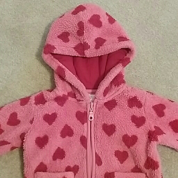 Red Heart Jacket Coat 